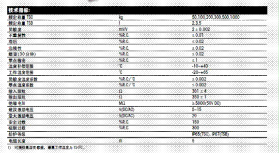 TSC-500称重传感器