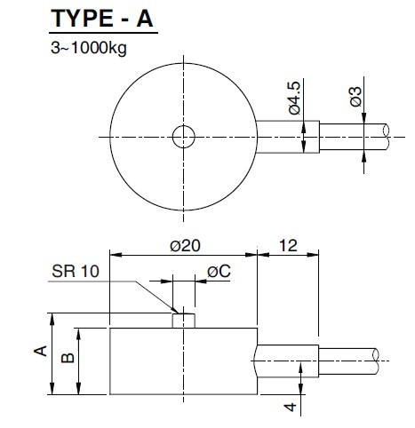 CBFS-1000KG称重传感器