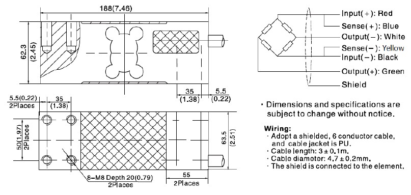 L6W-C3-50KG称重传感器