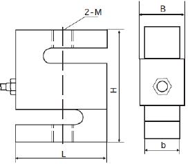 B3G-C3-100kg-6B称重传感器