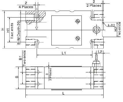  B6F-C3-100kg-3B6称重传感器