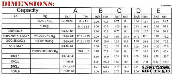 美国sensolink称重传感器 SLZ3C产品尺寸