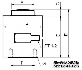 美国sensolink称重传感器 SLCS1产品尺寸