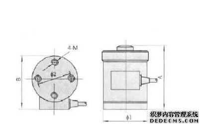 美国sensolink称重传感器 SLCX产品尺寸