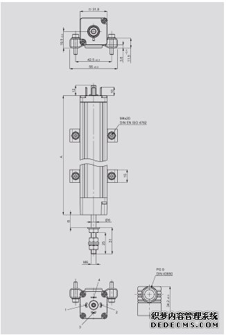 德国Novotechnik  LWH-0130位移传感器产品尺寸