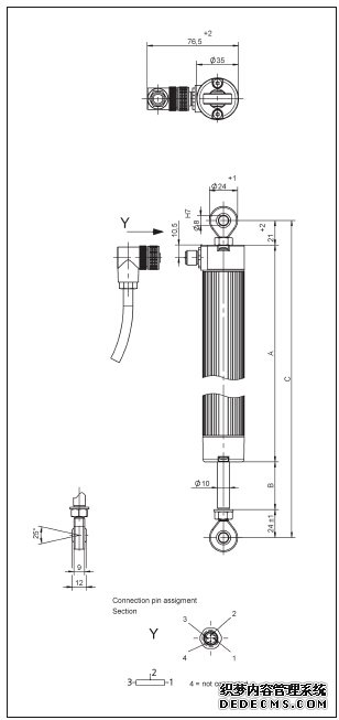 德国Novotechnik  LWG-0150位移传感器产品尺寸