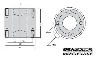 日本NTS  LRM-2KN称重传感器产品尺寸