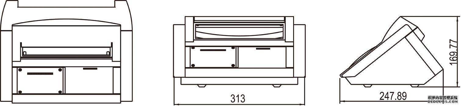 耀华XK3190—DS3MP 数字称重显示控制器产品尺寸