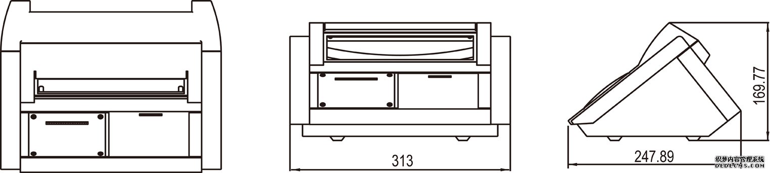 耀华XK3190—DS1 数字称重显示控制器产品尺寸