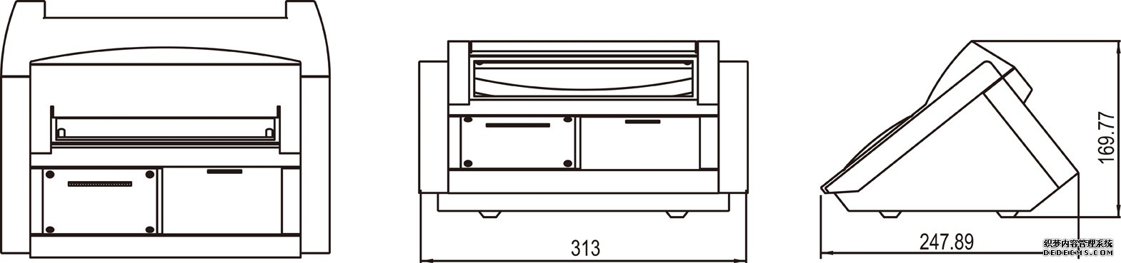 耀华XK3190—DM1称重仪表产品尺寸