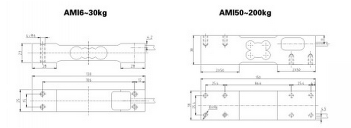 AMI-10kg称重传感器产品技术参数